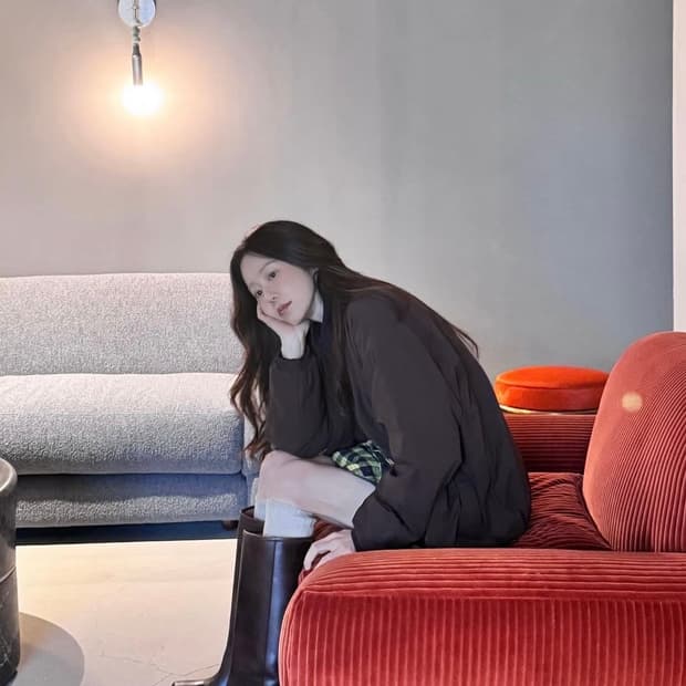 새상품 고현정 부츠 소가죽 아카이브앱크