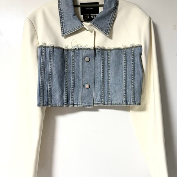 다이애그널 데님 셋업