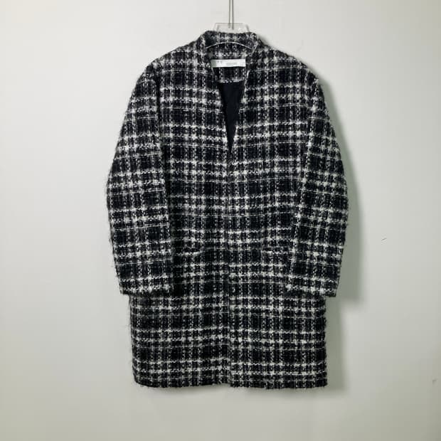 Iro 이로 체크 트위드 코트 34