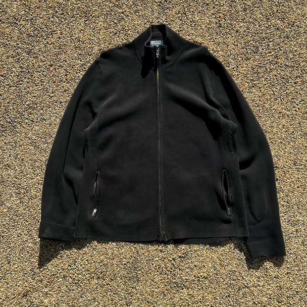 폴로 랄프로렌(POLO RalphLauren) 블랙 집업 니트