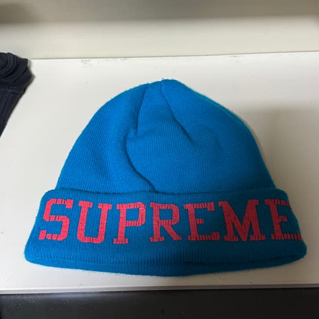 23fw 슈프림 뉴에라 바시티 비니 슬레이트