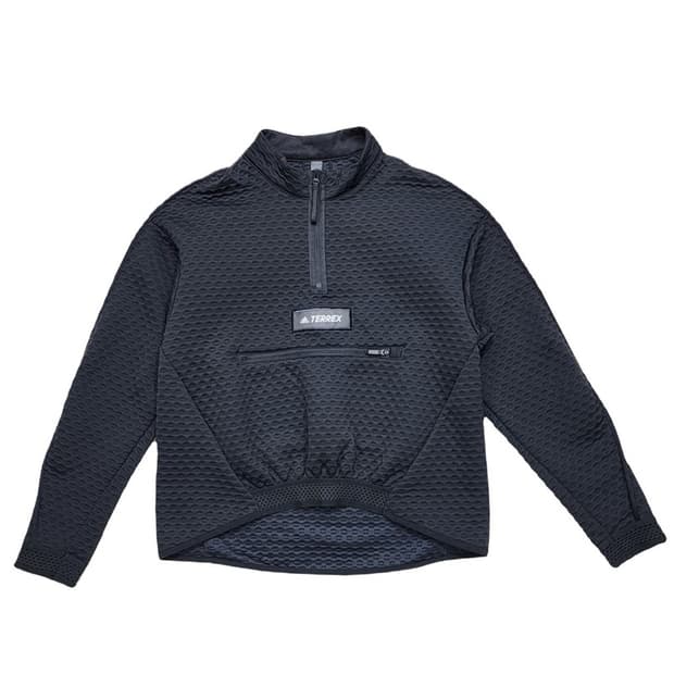 ADIDAS 테렉스 하이크 반집업 플리스 XS
