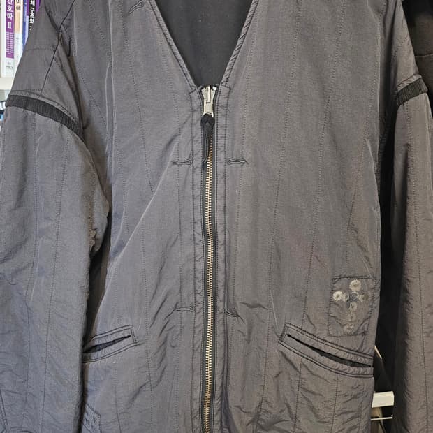 [4] 폴리테루 라이너 자켓 블랙+차콜