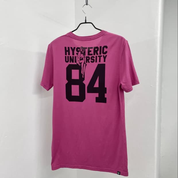 히스테릭글레머 핑크 반팔