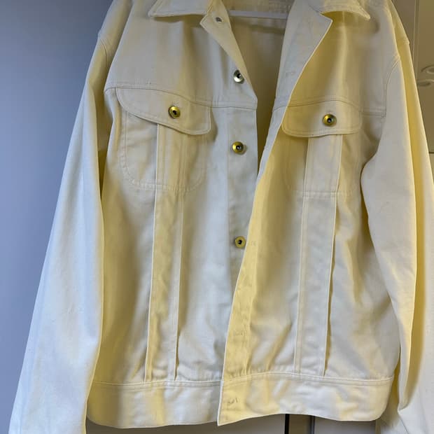 (바독)(44)111ST 크리스탈 크림 라이트 트윌 웨스턴 자켓