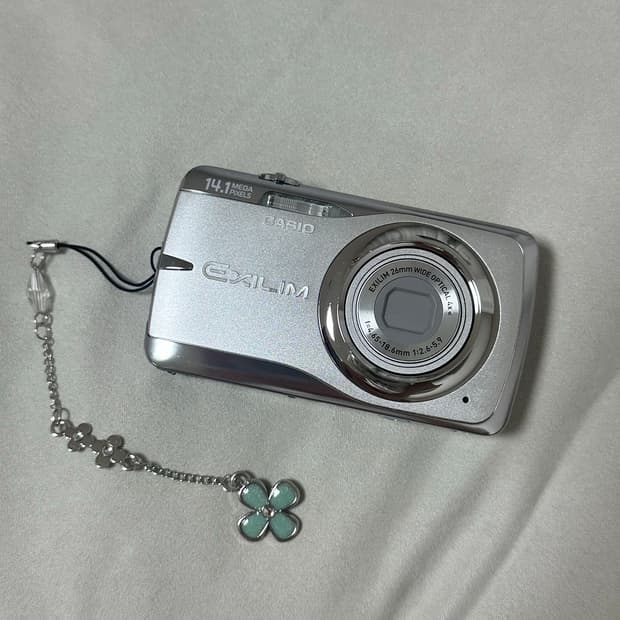 (실버,작례o) 카시오 Casio 엑슬림 ex z550 차정원디카