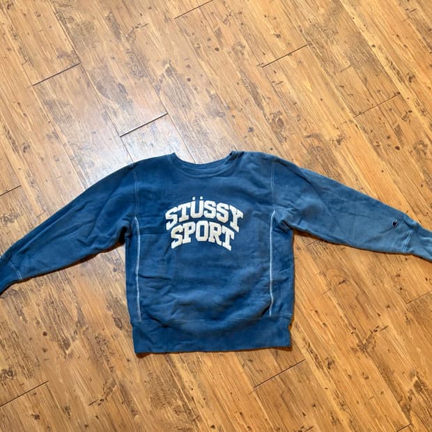 스투시x챔피온 리버스위브 스웻