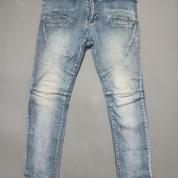 [34] 발망 연청 바이커진 청바지