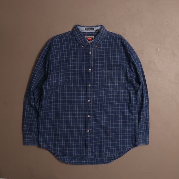 랭글러 히어로 코튼 체크 워크셔츠 A1557