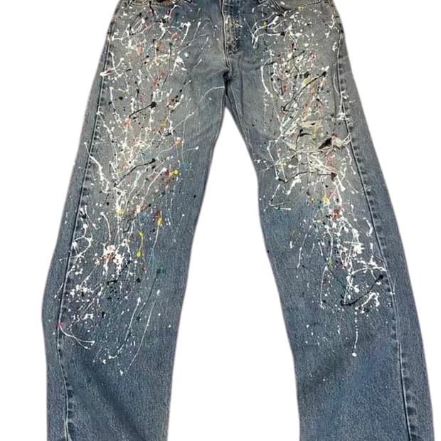 [36] 칼하트 페인팅 커스텀 데님