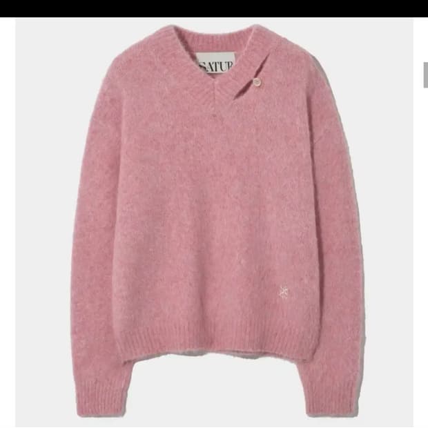 세터 투톤 모헤어 니트 초판 m