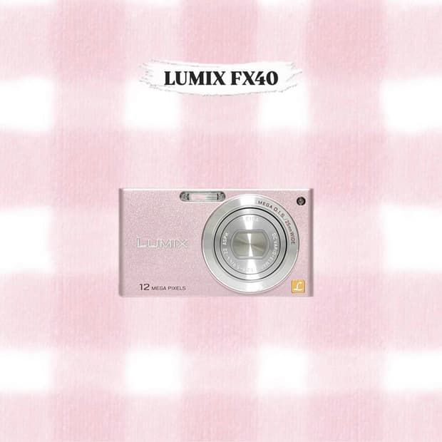 파나소닉 루믹스 FX40 핑크 빈티지디카