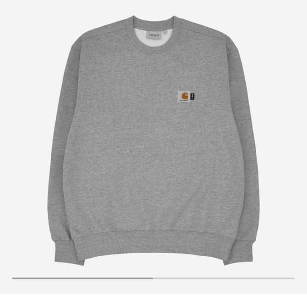 [XL]칼하트 WIP 아이앱 맨투맨 그레이 헤더