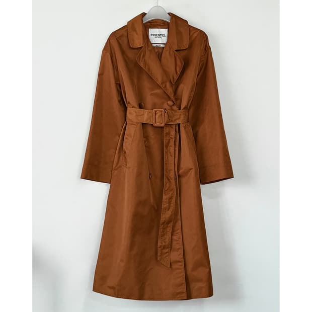 에센셜앤트워프 나일론 트렌치코트