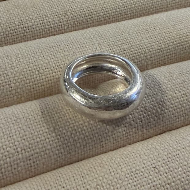 새상품 여성 신주 은도금 가락지 반지