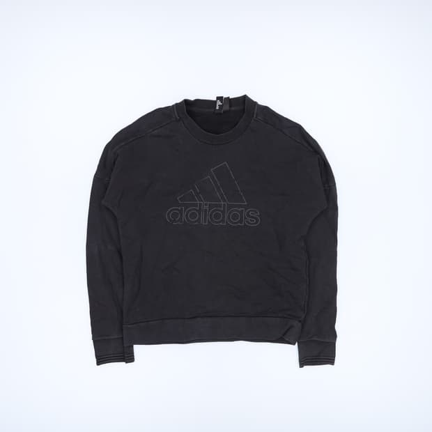 [2XL] 아디다스 빅로고 프린팅 맨투맨 스웻셔츠 0114J