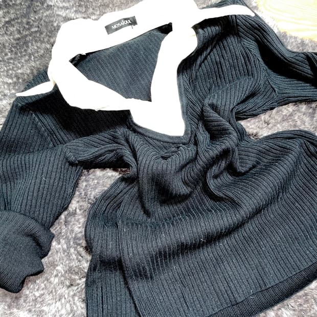 Pijomul vintage layered collar knit