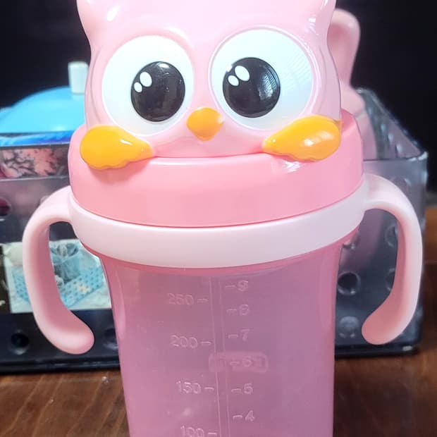 애기빨대컵