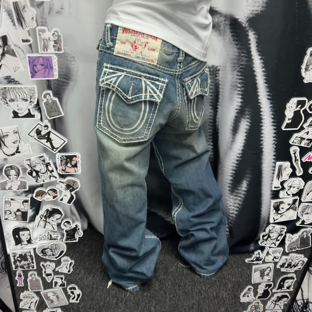 트루진 트루릴리전 조이 데님팬츠