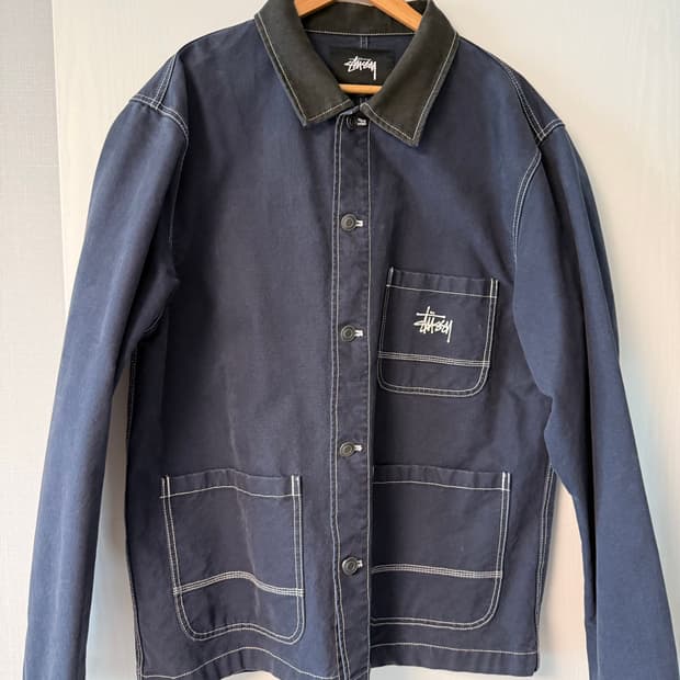 스투시 브러쉬드 몰스킨 초어 자켓 xl