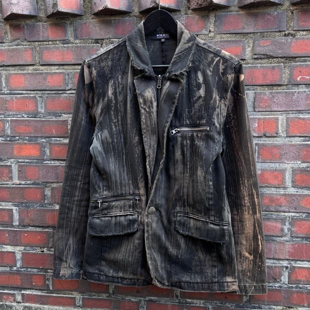 In The Attic 고딕 디스트로이드 데님자켓 