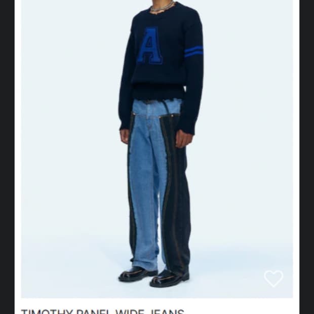 앤더슨벨 티모시 패널 데님 31