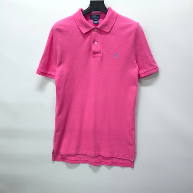 폴로랄프로렌 포니자수 핑크 카라티 (여성55~66)