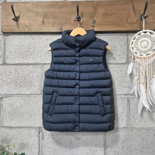 라코스테 여성구스패딩조끼