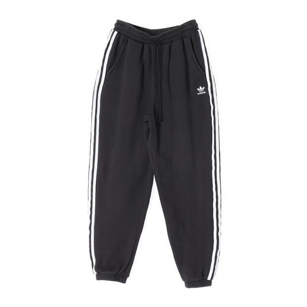 ADIDAS 삼선 로고 자수 조거 팬츠 M