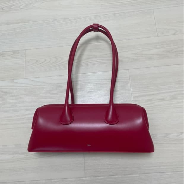 오소이 보트 와이드 백 레드 새상품 (Boat wide bag)