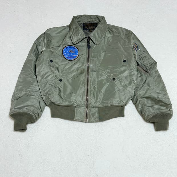 항공 MA-1 항공점퍼 카키 L 사이즈