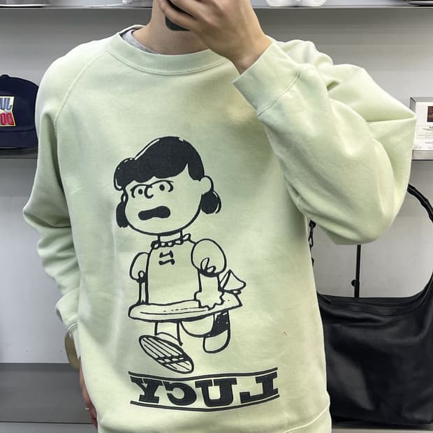피너츠 x Relume Sports Wear 루시 스웻셔츠