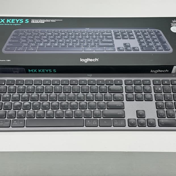 [국내 정발] 로지텍 MX KEYS S 무선 일반형 키보드