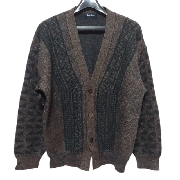 빈티지 울 가디건