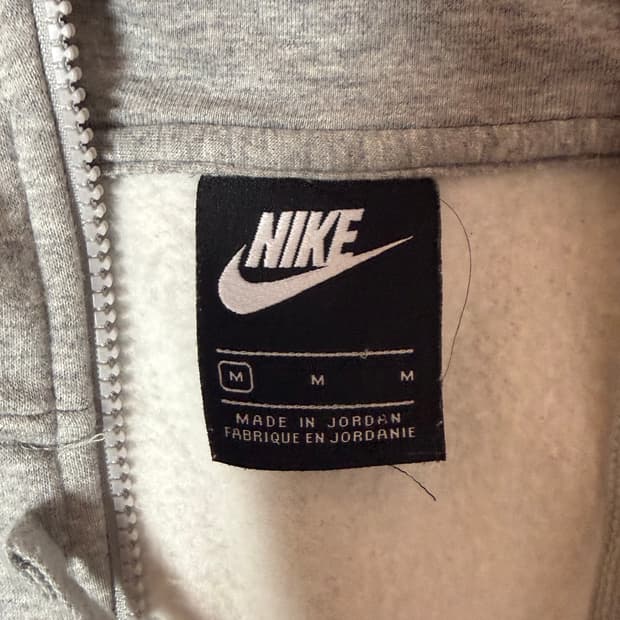 나이키 후드집업 그레이