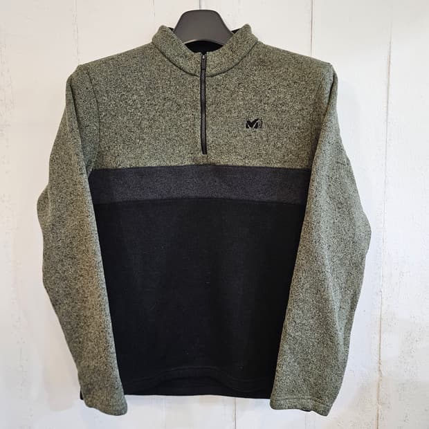 밀레 남성용 투안R 겨울용 반집업 티셔츠 100