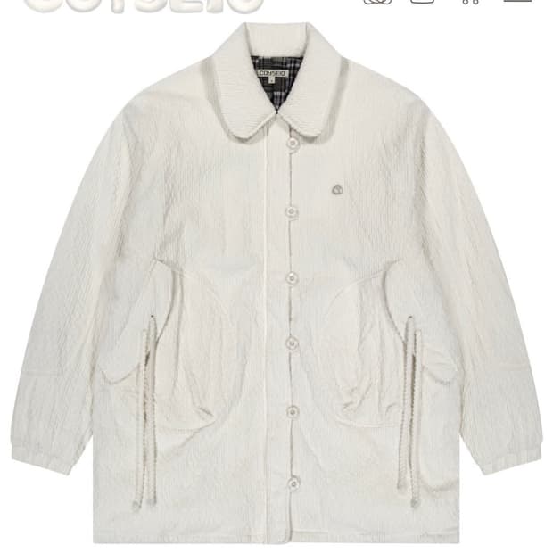 코이세이오 봄버 자켓 아이보리