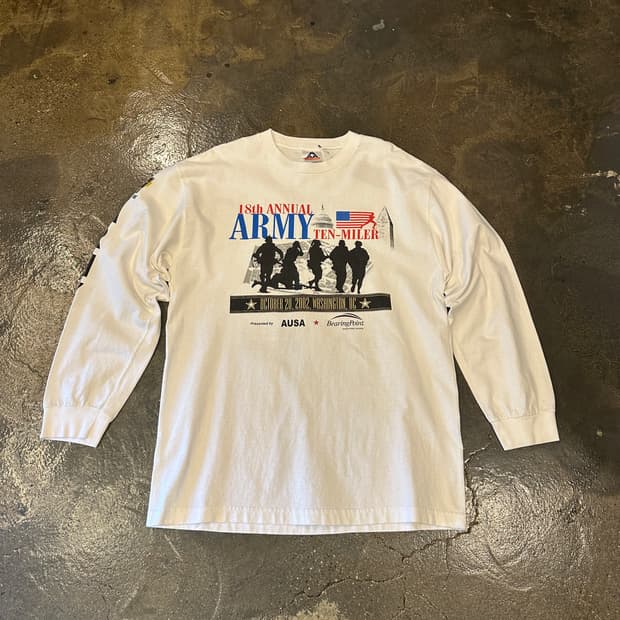 AAA ARMY 빈티지 L/S 롱슬리브 L
