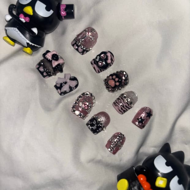 갸루 숏ver 네일팁