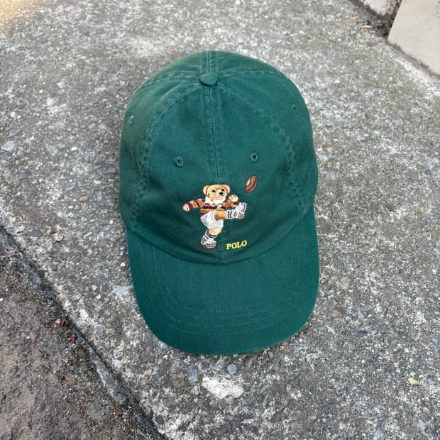 Polo 폴로 베어 곰돌이 볼캡 모자
