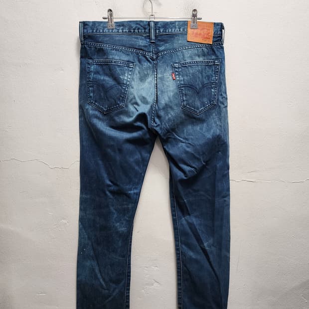리바이스 501 블루 청바지