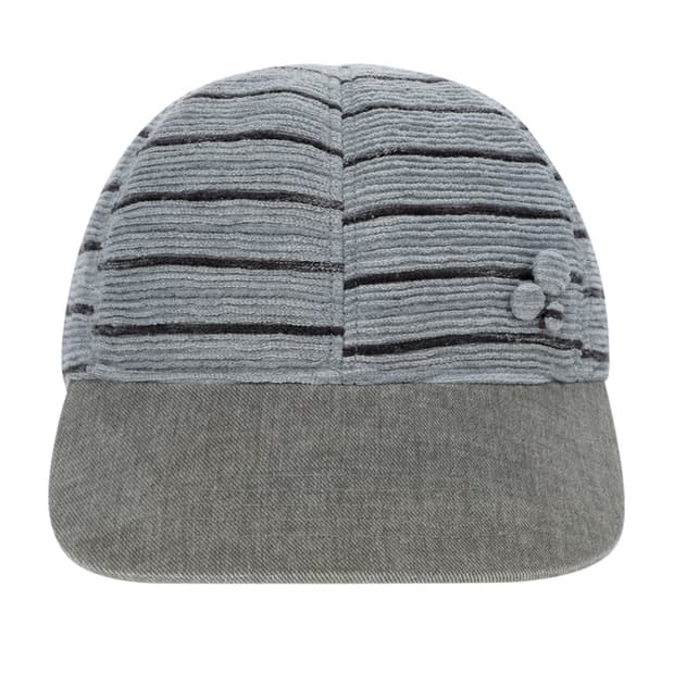 코이세이오 피치 스트라이프 캡 모자 그레이