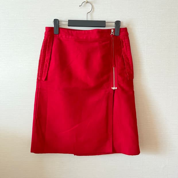 메종 마르지엘라 MM6 Maison Margiela 레드 스커트