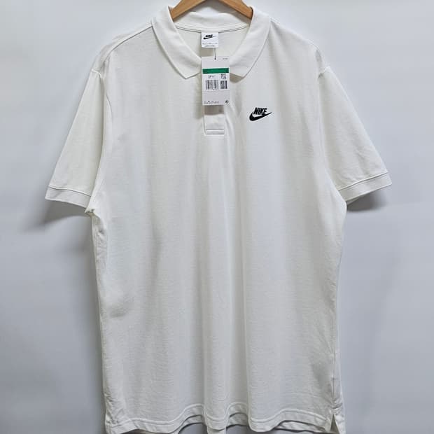 나이키 화이트 반팔카라티 XL 새상품 국내2XL