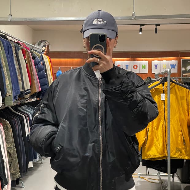 빈티지 MA-1 항공 점퍼