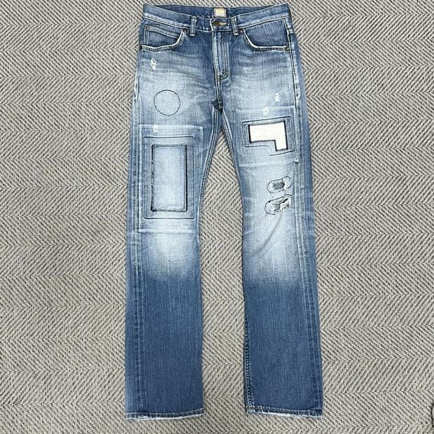 lee 바이커 스트레이트핏 데님 팬츠 v0839