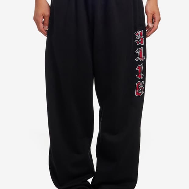 3116 PREMIUM RELAXED NO CUFFED JOGGER BK