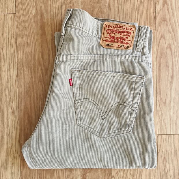 빈티지 리바이스 559 코듀로이 팬츠 33