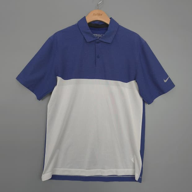 나이키 Nike 골프 투어 퍼포먼스 드라이핏 폴로티 블루/화이트 M