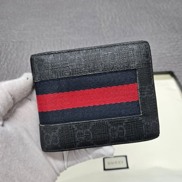 [특가][정품] 구찌 웹삼선 반지갑
